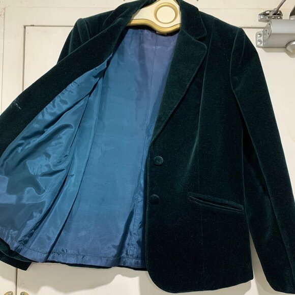 VINTAGE PANT-MAN VELVET FORMAL/CASUAL BLAZER/JACKET SIZE M - Picture 6 of 9